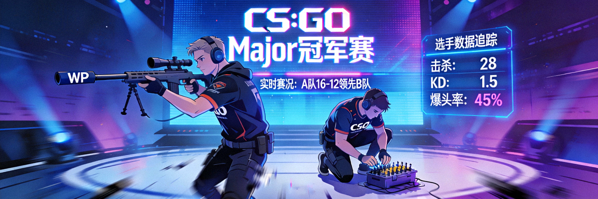 CS:GO Major冠军赛精彩瞬间 - 实时赛况与选手数据追踪